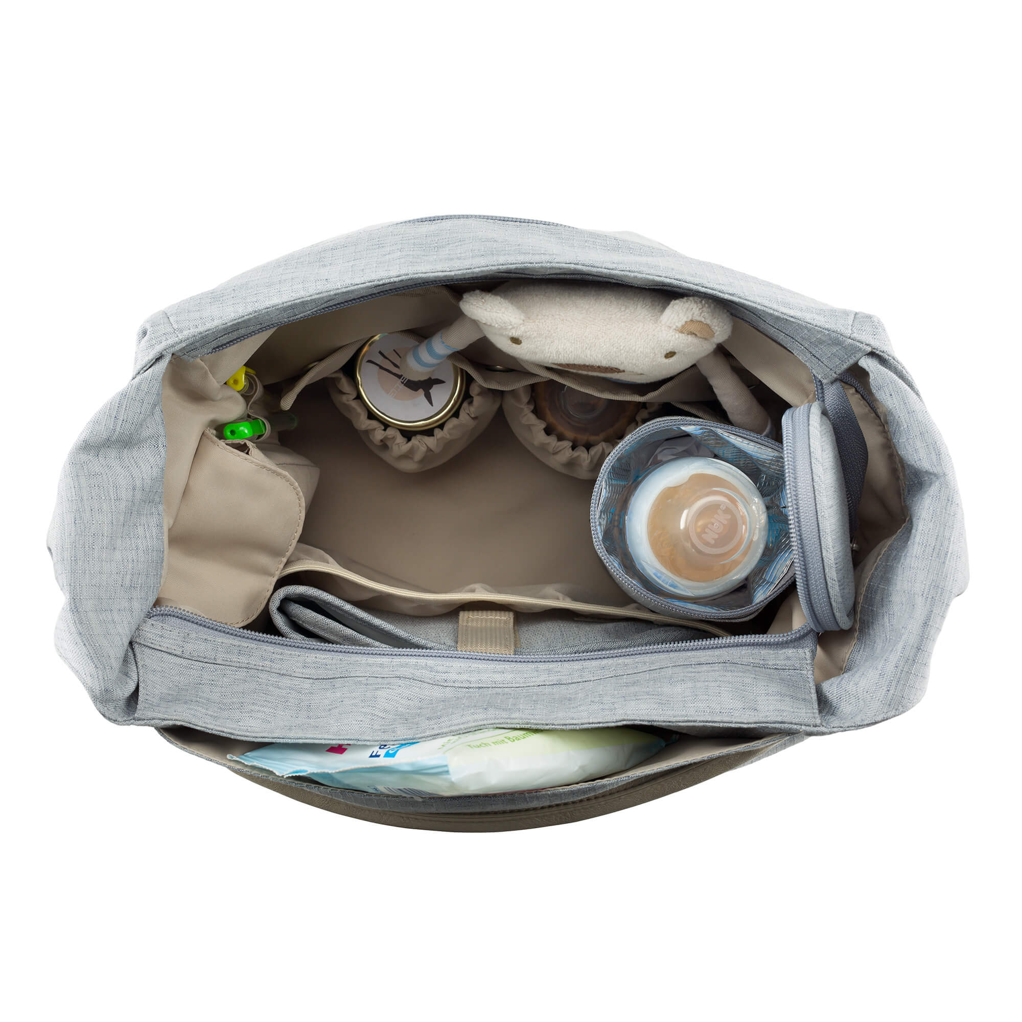 Geantă Green Label Hobo gri