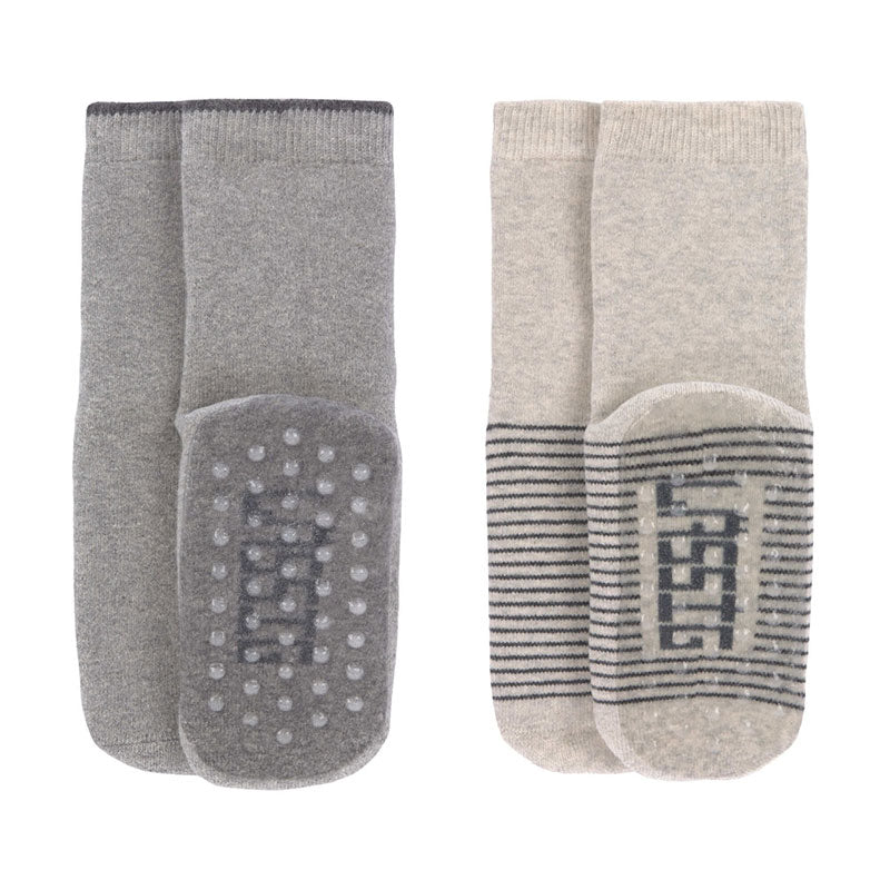 23 Противоплъзгащи Чорапи Grey Beige Lassig
