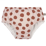 Costum de baie fete cu buline roz 03-06 M.