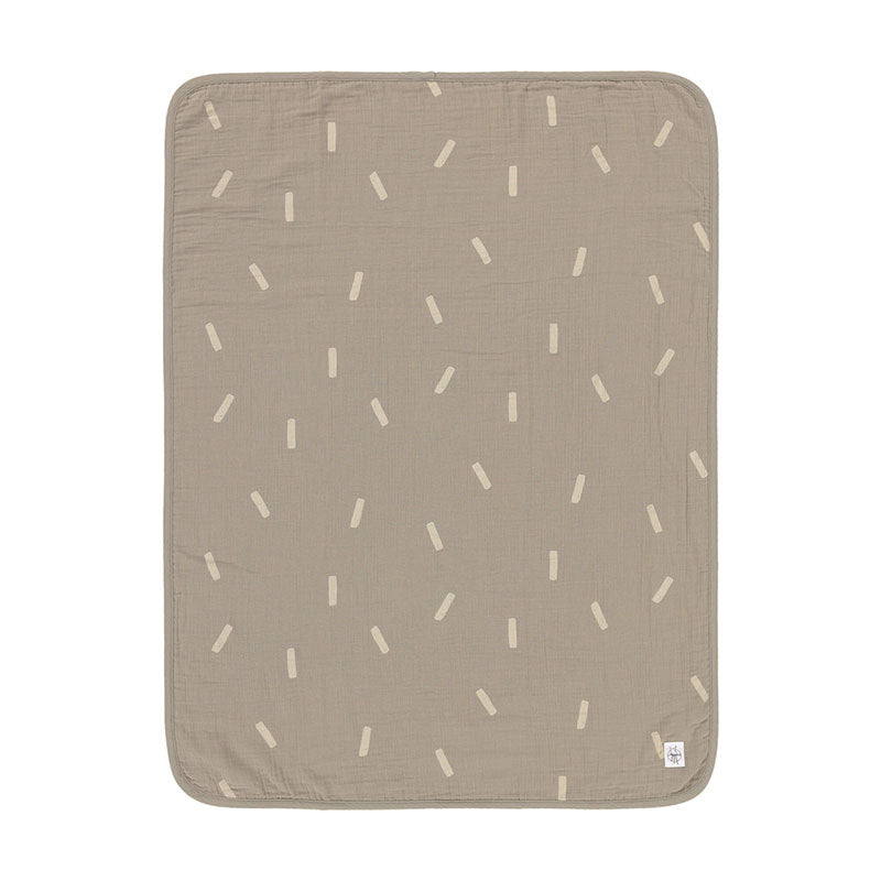 Muszlin takaró 75x100 Olive Lassig