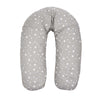 Fillikid Nursing Pillow Възглавница За Бременност И Кърмене С Памучен Калъф - 190 См - Grey-Stars