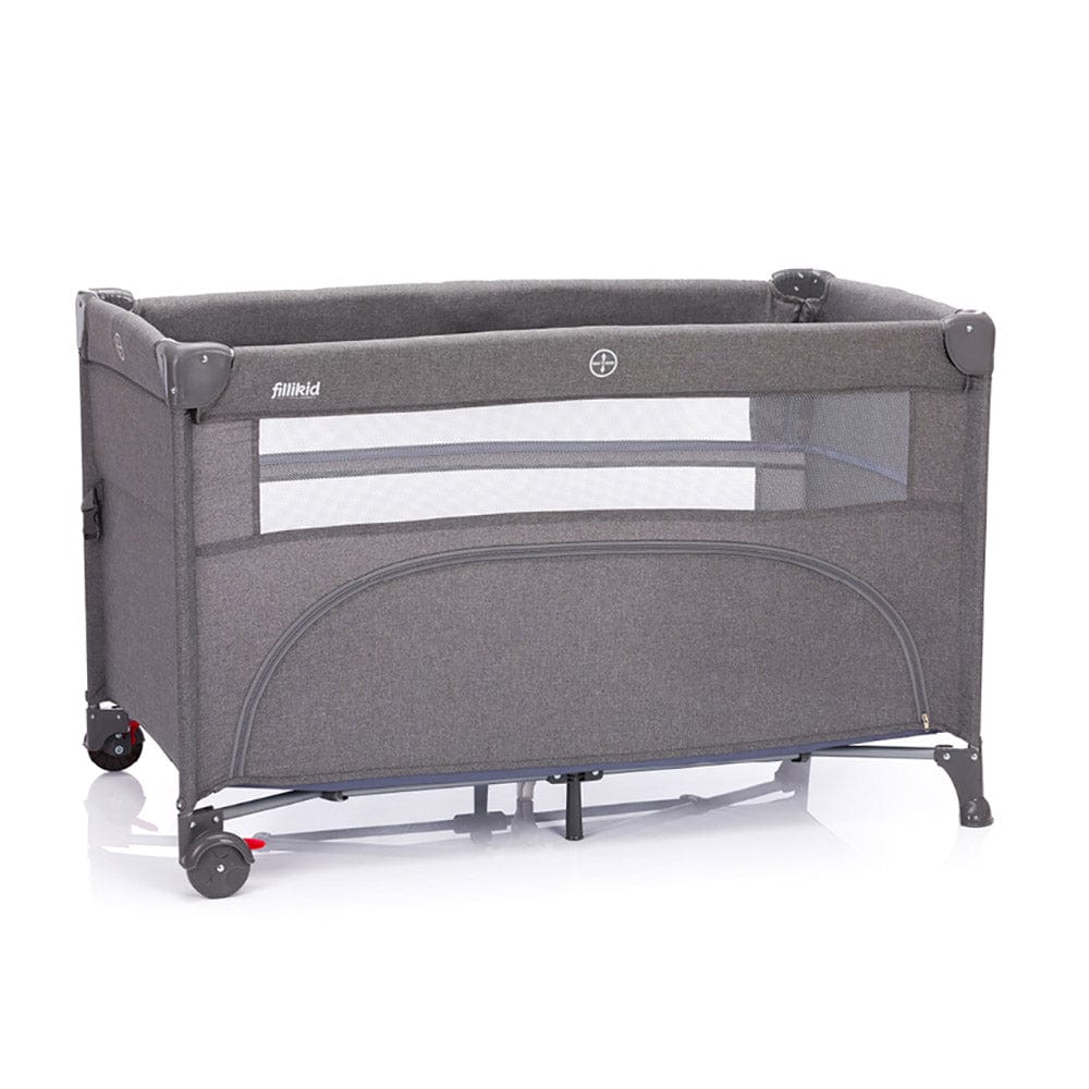 Fillikid Сгъваема Кошара За Сън И Игра Porto - Grey Melange