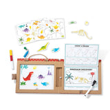 Set de desen cu magneți cu dinozauri