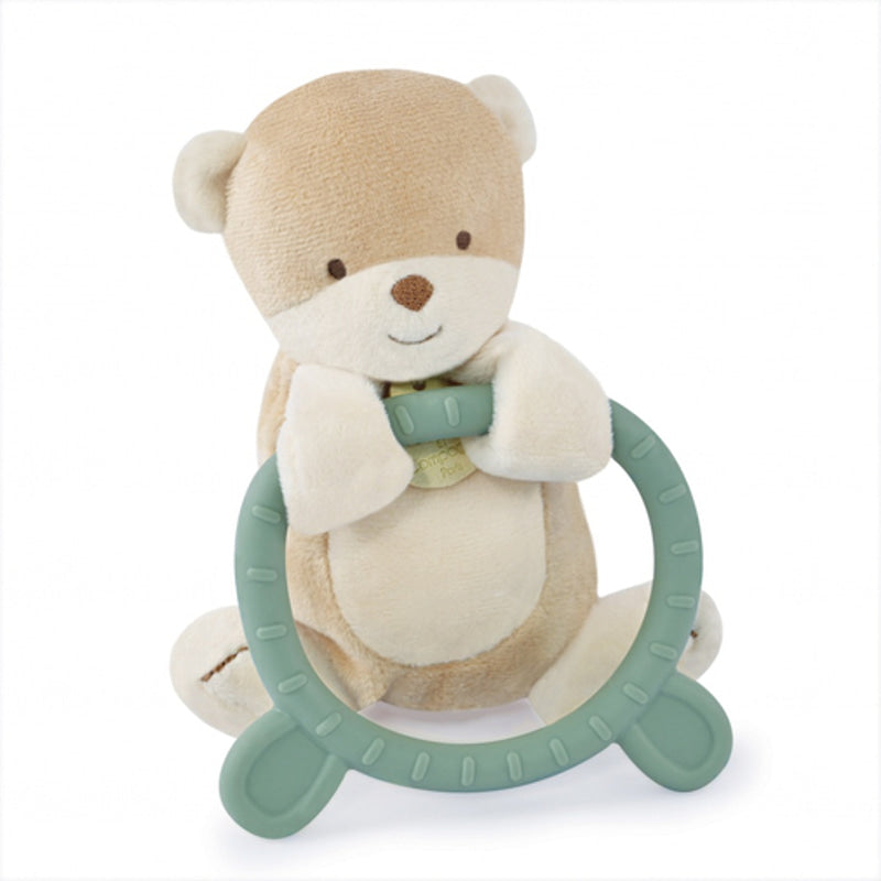 Plüss Medve Rágókával 14cm Bézs Doudou