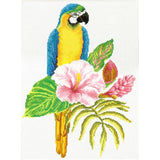 Hibiszkusz papagáj katicabogár gobelin