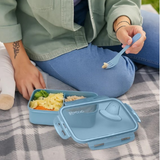 4431 Xl Голяма Кутия За Обяд 1500 Мл Powder Blue Nuvita