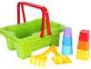 Set de nisip Bucket Fortress, dimensiune mare, 32 x 24 x 15