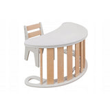 Детска Кошара Moon С Чекмедже 60 120см+матрак Сив Baby