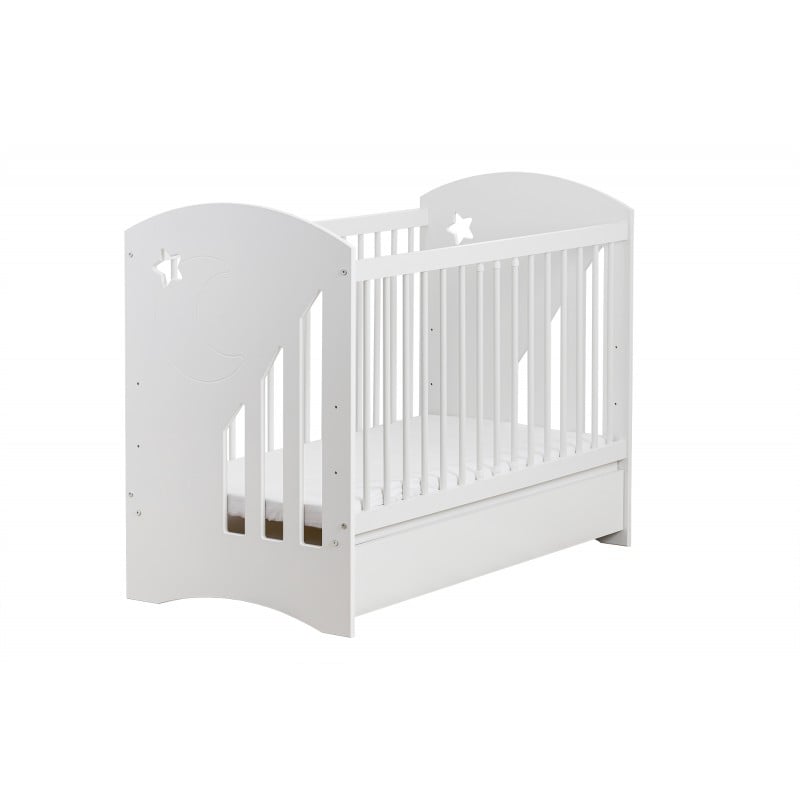 Детска Стая Moon - Кошара,Скрин,Шкаф За Повиване + Матрак