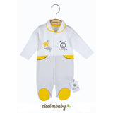 4661 Гащеризон С Пеперуди Жълт 6М. --- BebeMama