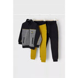 4846 Анцуг 2Ч Суичер Без Качулка Черен 6 --- BebeMama