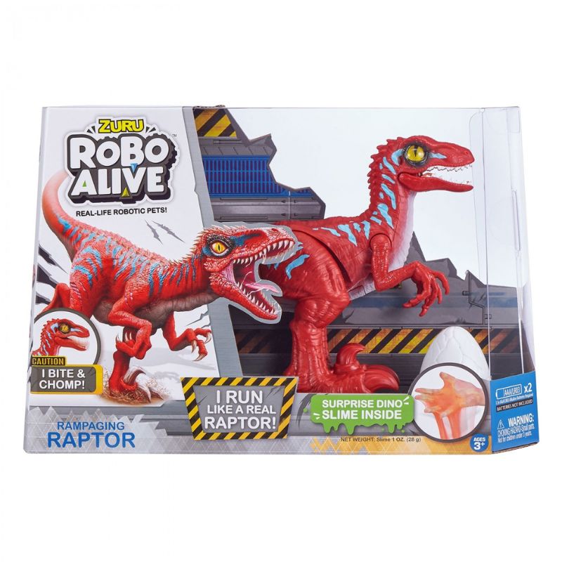 Robo Alive Интерактивен Raptor С Dino Slime Zuru