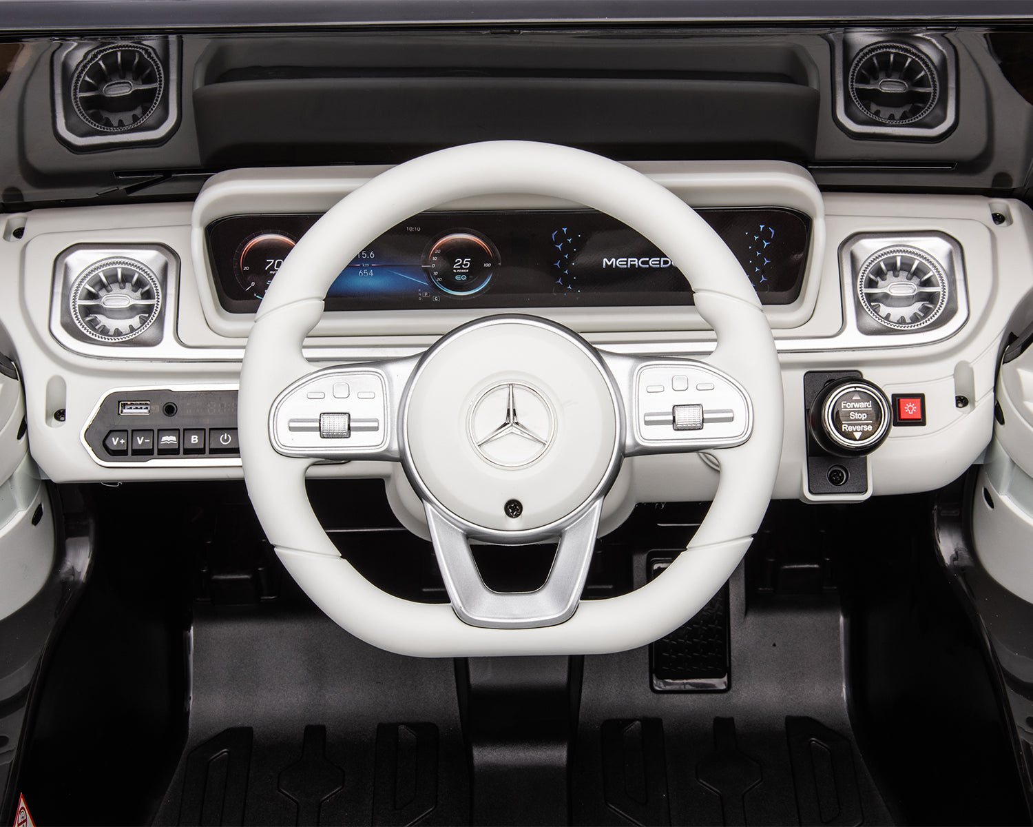Акумулаторна Кола Licensed Mercedes Benz Eqg Black + Батерия 12V/9Ah