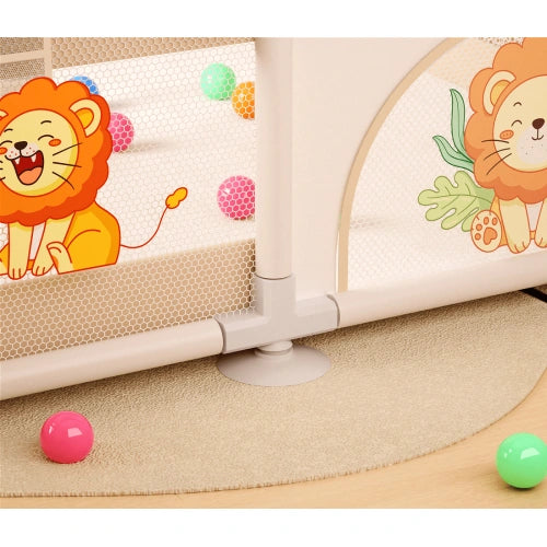 Детска Мека Кошара Leo Fun L 150x200 См С Цветен Дизайн Sonne