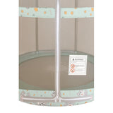 Кръгъл Мини Батут С Мрежа, Баскетболен Кош И Топки За Игра Sonne