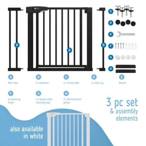 Предпазна Преграда За Стълби С Удължение 7см. + 14см. В Сет Sipo