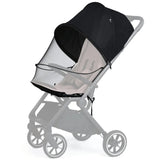 2 В 1 Мрежа Против Комари И Сенник За Колички, Черен Sipo