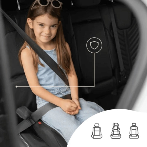 Протектор Постелка За Столчето За Кола, Черна Sipo