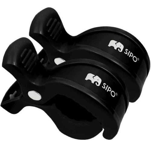 Функционални Щипки За Количка И Столче За Кола 2 Бр., Черни Sipo