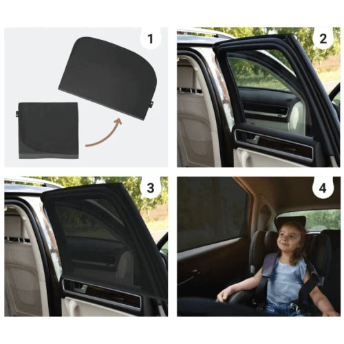 Гъвкави Xl Сенници За Кола Комплект От 2 Броя Sipo