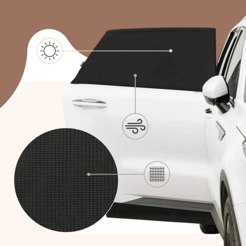 Гъвкави Xl Сенници За Кола Комплект От 2 Броя Sipo