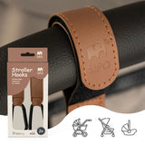 Универсални Куки За Количка От Еко Кожа 2 Бр В Кафяв Цвят Sipo