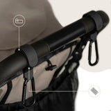 Универсални Куки За Количка От Черна Еко Кожа 2 Броя Sipo