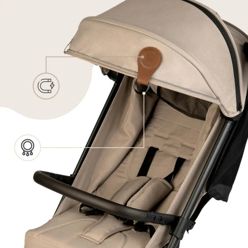 Магнитен Клипс За Количка И Столче За Кола 2 Броя Кафяви Sipo