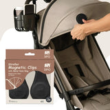 Магнитен Клипс За Количка И Столче За Кола 2 Броя Черни Sipo