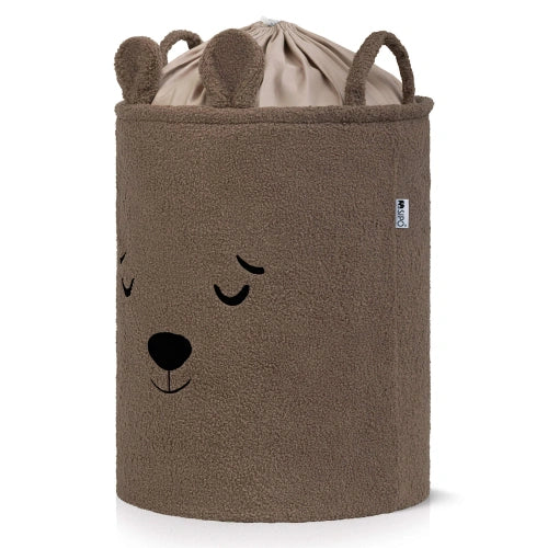 Кош За Съхранение На Играчки Xl С Връзка, Кафяво Мече Sipo
