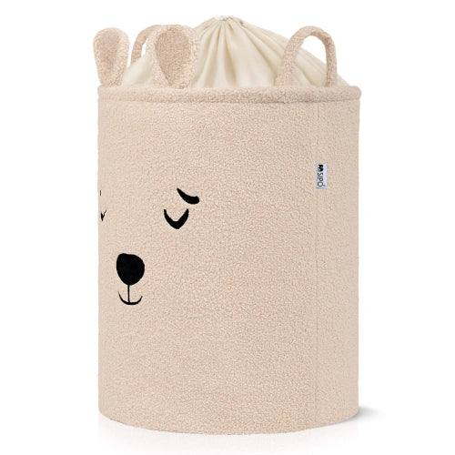Кош За Съхранение На Играчки Xl С Връзка, Бежово Мече Sipo