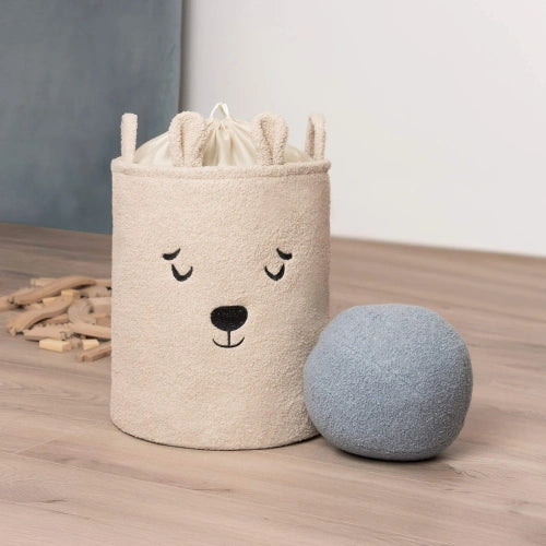 Кош За Съхранение На Играчки Xl С Връзка, Бежово Мече Sipo