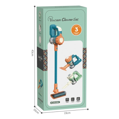 Set aspirator pentru copii, culoare mentă, cu sunet și aspirator