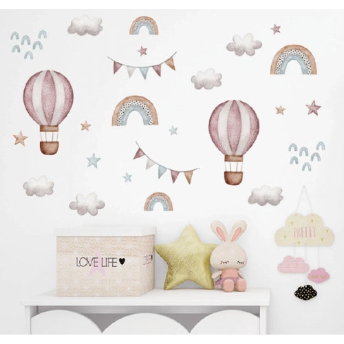 Детски Стикери За Стена За Детска Стая – Балони И Дъга --- BebeMama
