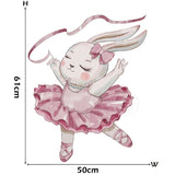 Детски Стикер За Стена За Детска Стая – Зайче Балерина --- BebeMama