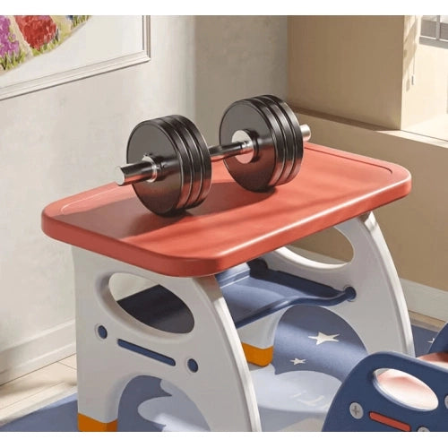 Детска Маса С Един Стол В Червен И Син Цвят --- BebeMama