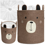 Детски Кош За Играчки, Голям Контейнер, Кафяво Мече 63L - Аксесоари За Стая - Sipo - BebeMama