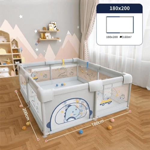 Gard de joacă pentru copii Finn cu ventuze 200*180*65