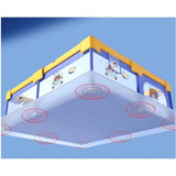 Gard moale pentru bebeluși cu fermoar Mojo 180*200*65