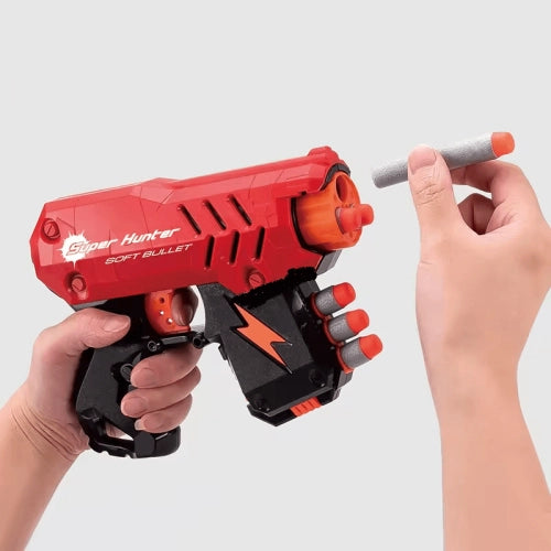 Комплект За Игра Пистолети С Меки Патрони И Мишени