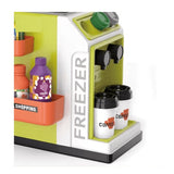 Supermarket pentru copii cu accesorii cu sunet și aparat de cafea