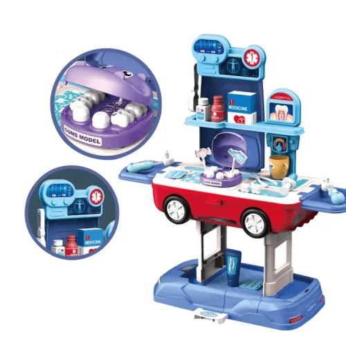 Set distractiv pentru copii cu mașini dentare, 37 de piese