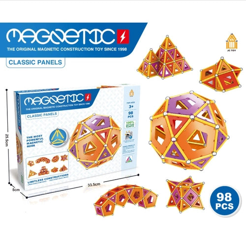 Образователни Магнити За Игра, Magnetic X, 98 Части Sonne