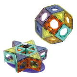 Set de construcție magnetic stele cu figurine și panouri 100 piese