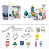 Constructor magnetic Neo cu figurine și panouri, 38 de piese