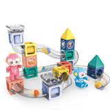 Constructor magnetic Neo cu figurine și panouri, 38 de piese