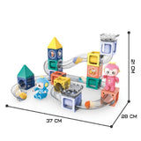 Constructor magnetic Neo cu figurine și panouri, 38 de piese