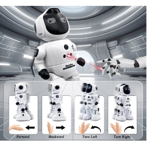 Детски Бял Робот Solo С Функция Говор И Команди