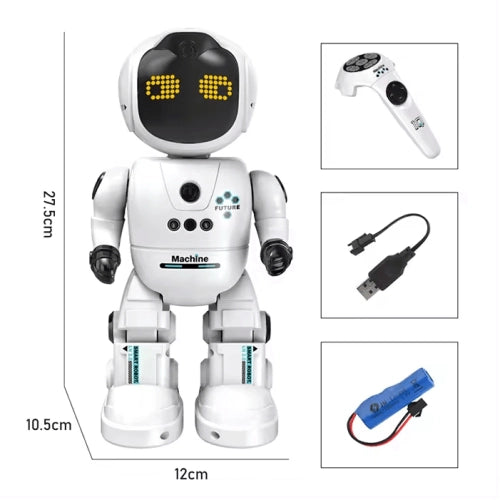 Детски Бял Робот Solo С Функция Говор И Команди
