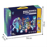 Constructor magnetic distractiv cu sunet și lumină 129C